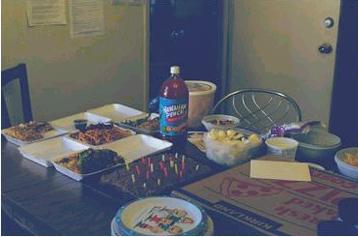 Rasheed's party food